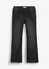 Jeggings Mid Waist, Flared, bonprix