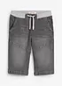 Pull on-bermudashorts i denim med stretch, Regular Fit, bonprix