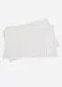 Bordbrikker i økologisk bomull med broderi (2-pack), bonprix