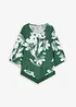 Trikot-tunika med blomstermønster, bonprix