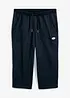 3/4-lang sweatbukse med denim-look og komfortlinning, bonprix