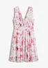 Mesh-kjole med print, bonprix