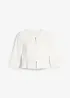Kort mammablazer i sateng, bonprix