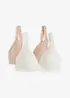 Padded-BH uten bøyle med bomull (2-pack), bonprix