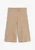 Strikket bermudashorts med høy linning, av viskosemiks, bonprix