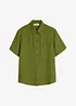 Kortermet bluse med brystlomme, bonprix