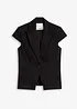 Kortermet blazer i bomullssateng, bonprix