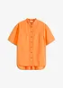 Skjortebluse i fin viskosemiks, bonprix