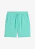 Shorts i 100% bomullsmusselin, Regular Fit, bonprix