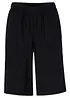 Bermudashorts i lin-/viskosemiks, High Waist, bonprix