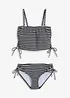 Bandeau-bikini med avtagbare stropper (2-delt sett), bonprix