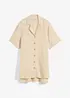 Skjortebluse i musselin, bonprix