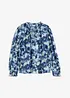 Mønstret chiffonbluse, bonprix