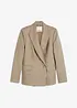 Blazer i materiale med rynket effekt og lyocell, bonprix