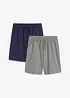 Lett jerseyshorts (2-pack), bonprix