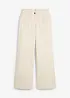 Wide Leg-jeans Mid Waist, komfortlinning, bonprix