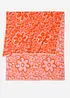 Håndkle med jacquard-blomstermønster, bonprix