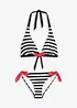 Halterneck-bikini med knytebånd (2-delt sett), bonprix