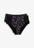 Shape-bikinitruse (2-pack) av resirkulert polyamid, sterkt figurformende, bonprix