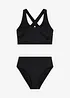 Bustier-bikini i ribbemateriale (2-delt sett), bonprix