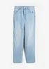 Loose Fit-jeans med stretch og regulerbar linning, Straight, bonprix