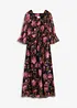 Maxikjole i chiffon, bonprix