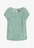 Bluse i blondemateriale, bonprix