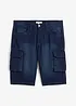 Bermudashorts i denim med cargolommer, Relaxed Fit, bonprix