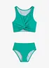 Bustier-bikini (2-delt sett) av resirkulert polyester, bonprix