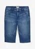 Lang bermudashorts i denim med stretch, Regular Fit, bonprix