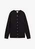Cardigan med rund hals, bonprix