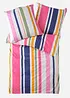 Sengesett i percale med stripemønster, bonprix