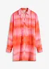 Lang bluse med batikk-print, bonprix