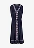 Boho-midikjole med broderi, bonprix
