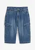 Bermudashorts i denim i 100% bomull, Loose Fit, bonprix
