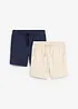 Jerseyshorts (2-pack) i ren bomull, bonprix
