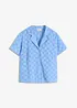 Moderne bluse med hullbroderi, bonprix