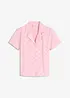 Moderne bluse med hullbroderi, bonprix