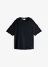 Oversized topp med trykk, bonprix