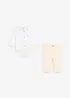 Body med krage og chinos (2-delt sett), bonprix