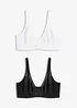 Minimizer-BH med polstrede stropper (2-pack), bonprix