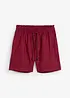 Paperbag-shorts med lin, bonprix