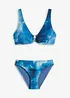 Bikini i glitrende materiale (2-delt sett), bonprix