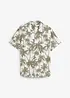 Kortermet skjorte i viskose, Slim Fit, bonprix