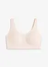 Vattert Feel Comfort Lasercut-T-skjorte-BH uten bøyle, bonprix