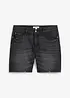 Denimshorts med stretch og råkanter, Relaxed Fit, bonprix