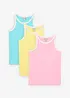 Singlet med økologisk bomull (3-pack), bonprix