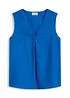 Blusetopp i lett linmiks, bonprix