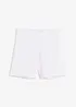 Pull on-shorts i lett linmiks, bonprix