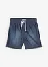 Pull on-shorts i denim i økologisk bomull, Regular Fit, bonprix